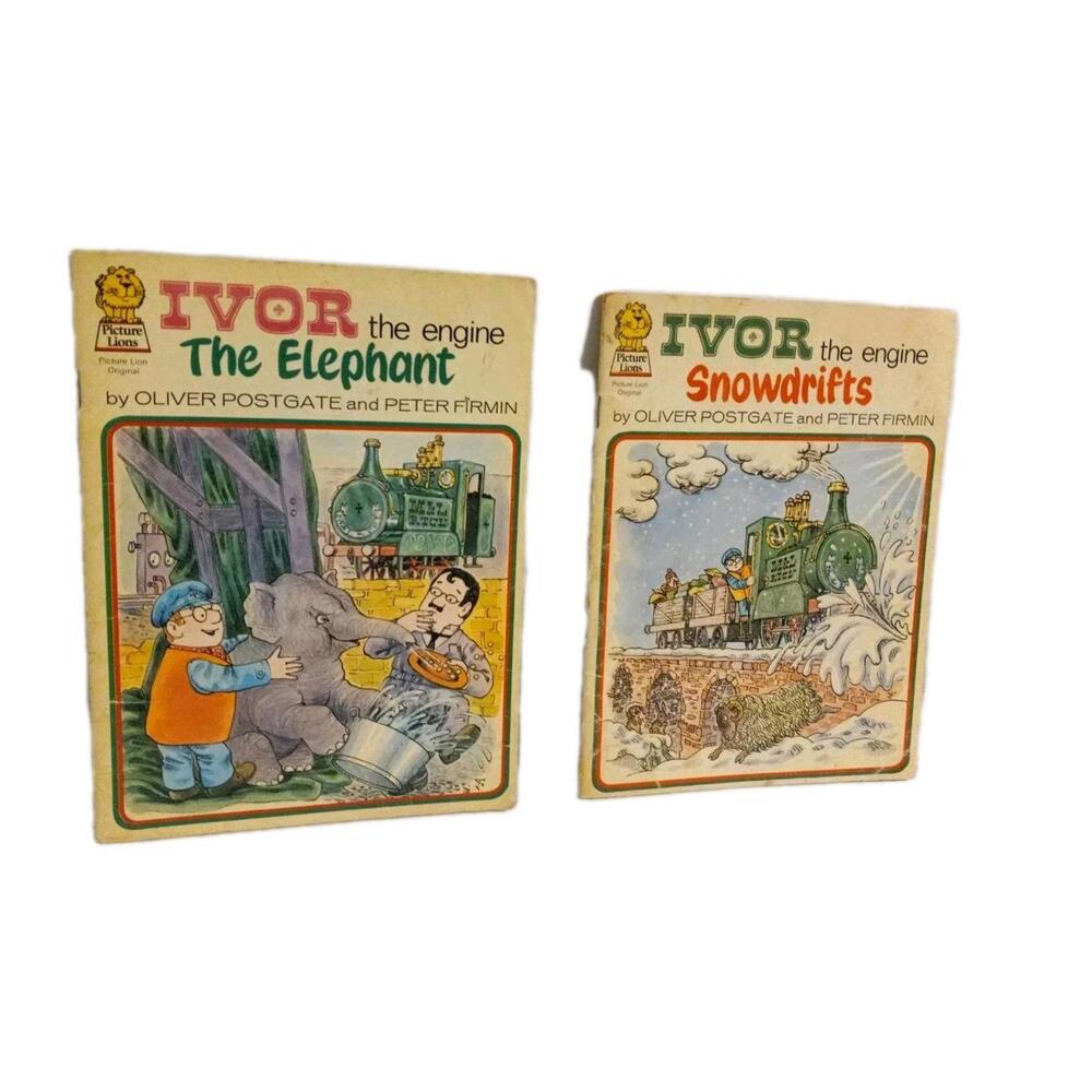 Lot Of 2 ivor the engine book Books The Elephant And Snowdrifts